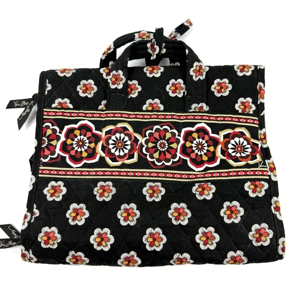 Vera Bradley Piroulette Hanging Organizer Cosmetic Case‎ Quilted Toiletry Bag